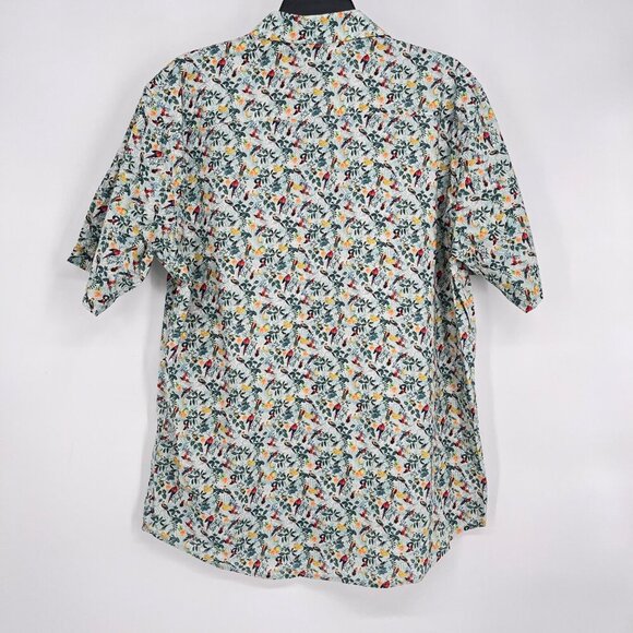 Stitch Note The Redford Short Sleeve Button Up IN‎ Parrot Size XL - Picture 4 of 9